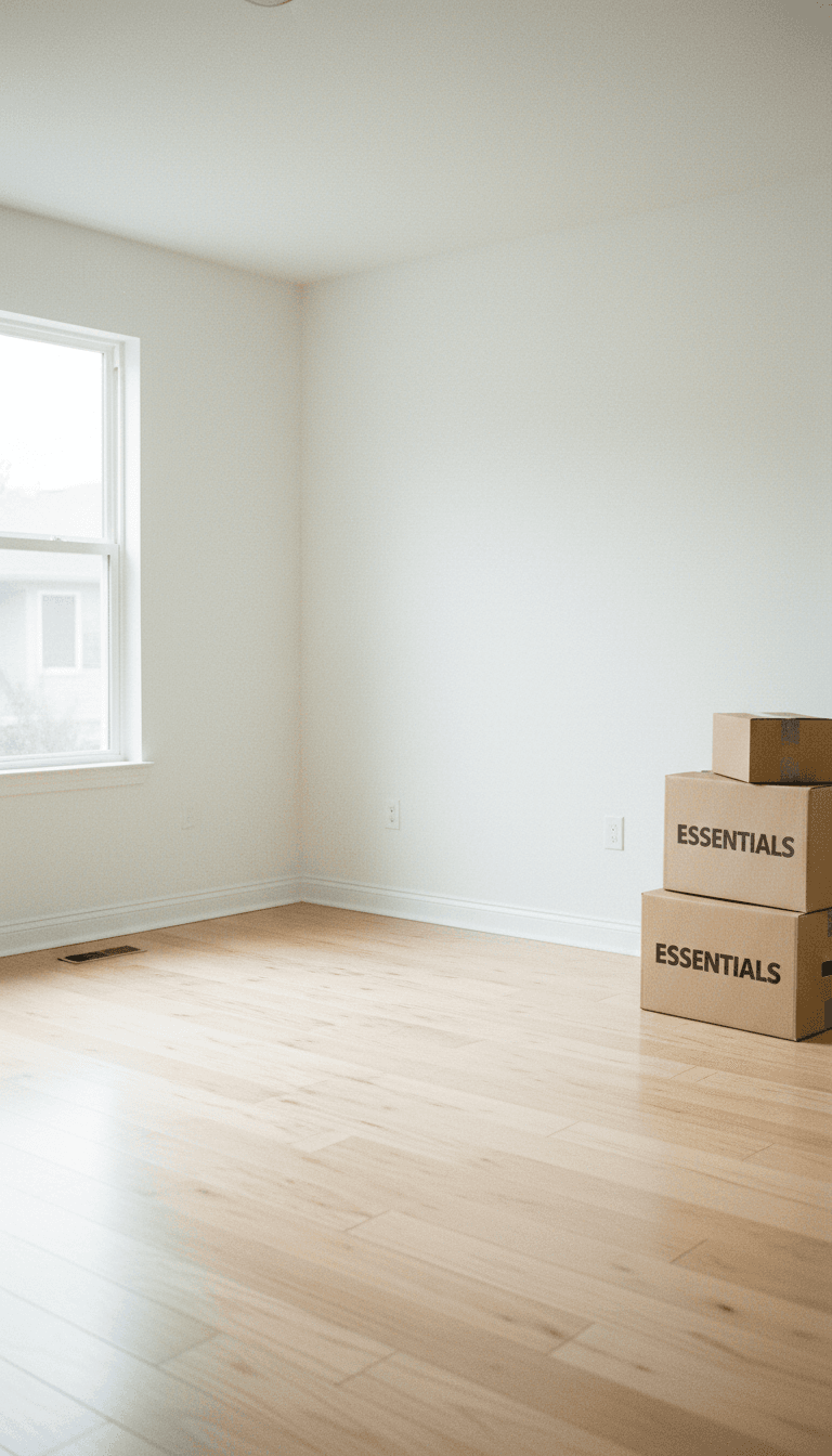Clean room after junk removal haul-off